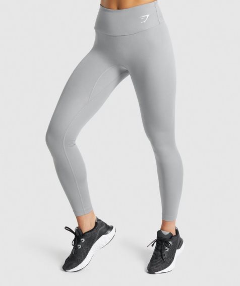 Women's Gymshark Training Leggings Grey | CA D653N7